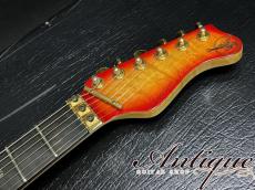 Valley Arts Custom Pro USA 1996 Fireburst M-Head w/1P Quilt Body /Flame&Birdseye Neck/ FRT 22F "Steve Lukather"_11