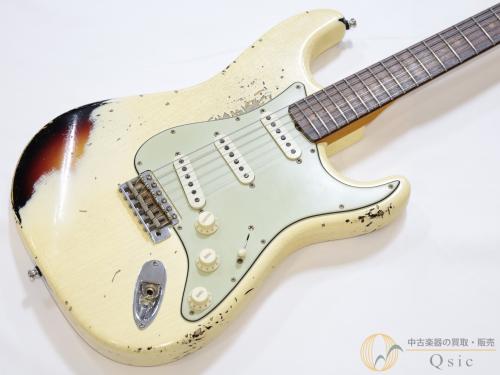Fender Custom Shop 1961 Stratocaster Heavy Relic Aged Vintage White over 3 Color Sunburst[TM932]【神戸店在庫】