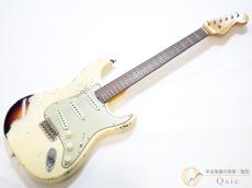 Fender Custom Shop 1961 Stratocaster Heavy Relic Aged Vintage White over 3 Color Sunburst[TM932]【神戸店在庫】_2