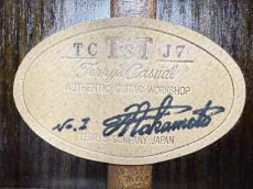 Terry's Casual TC-J7 Cherry 2008年製(Serial NO.1) / Spruce Top・Indian Rosewood Side and Back・Head Abalone Inlay・Top and Side and Back Abalone Trim・“桜” Inlay・Honduras Mahogany and Ebony 5P Neck【With Original Hard Case】_14