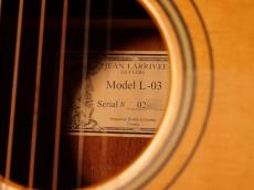 Larrivee L-03【1オーナー極上品 現行新品価格495,000円が大変お買い得です!ラリビーならではのリッチな音色を楽しめる1本です! 】解説試奏動画ご覧ください。_16
