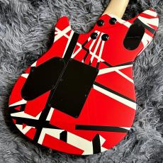 EVH Wolfgang Special Striped Series, Ebony Fingerboard, Red, Black, and White 【特価】_8