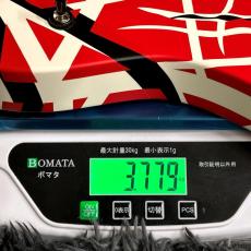 EVH Wolfgang Special Striped Series, Ebony Fingerboard, Red, Black, and White 【特価】_11
