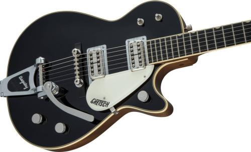 Gretsch G6128T-59 Vintage Select '59 Duo Jet with Bigsby, TV Jones, Black