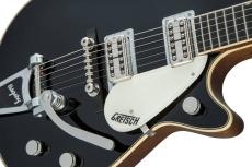Gretsch G6128T-59 Vintage Select '59 Duo Jet with Bigsby, TV Jones, Black_2
