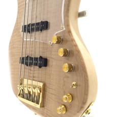 FREEDOM CUSTOM GUITAR RESEARCH Rhino-5 Premium Grade Flamed Maple Top w/Gold Hardware / Natural_2