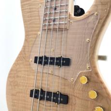 FREEDOM CUSTOM GUITAR RESEARCH Rhino-5 Premium Grade Flamed Maple Top w/Gold Hardware / Natural_11