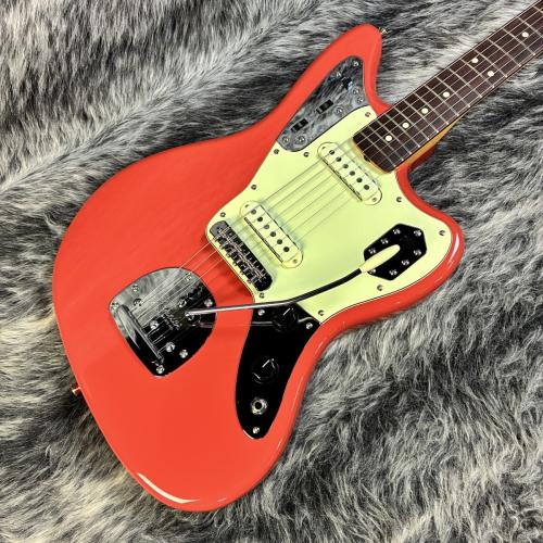 Fender FSR Made in Japan Traditional II 60s Jaguar Fiesta Red Matching Head