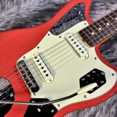 Fender FSR Made in Japan Traditional II 60s Jaguar Fiesta Red Matching Head_3