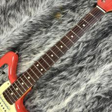 Fender FSR Made in Japan Traditional II 60s Jaguar Fiesta Red Matching Head_5