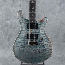 Paul Reed Smith [PRS] Limited Run Custom 24 Quilted Artist Top Awabi Birds Inlay Faded Indigo w/Natural Back S/N:0429634