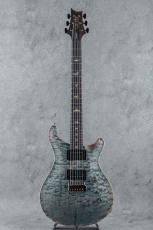 Paul Reed Smith [PRS] Limited Run Custom 24 Quilted Artist Top Awabi Birds Inlay Faded Indigo w/Natural Back S/N:0429634_2