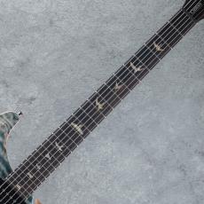 Paul Reed Smith [PRS] Limited Run Custom 24 Quilted Artist Top Awabi Birds Inlay Faded Indigo w/Natural Back S/N:0429634_6
