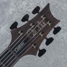 Paul Reed Smith [PRS] Limited Run Custom 24 Quilted Artist Top Awabi Birds Inlay Faded Indigo w/Natural Back S/N:0429634_8
