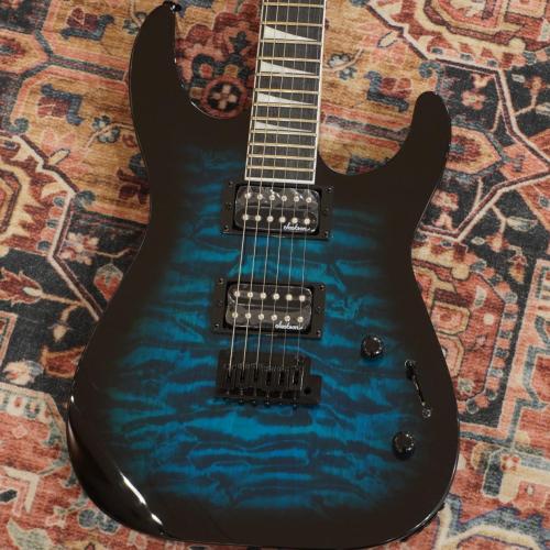 Jackson JS Series Dinky JS20 DKQ 2PT, Amaranth Fingerboard, Transparent Blue Burst【特価】