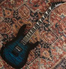 Jackson JS Series Dinky JS20 DKQ 2PT, Amaranth Fingerboard, Transparent Blue Burst【特価】_2