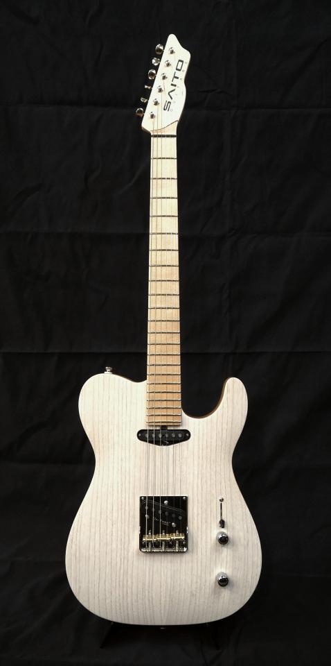 SAITO GUITARS S-622TLC Maple Ash SS Trans White 2023年 新品