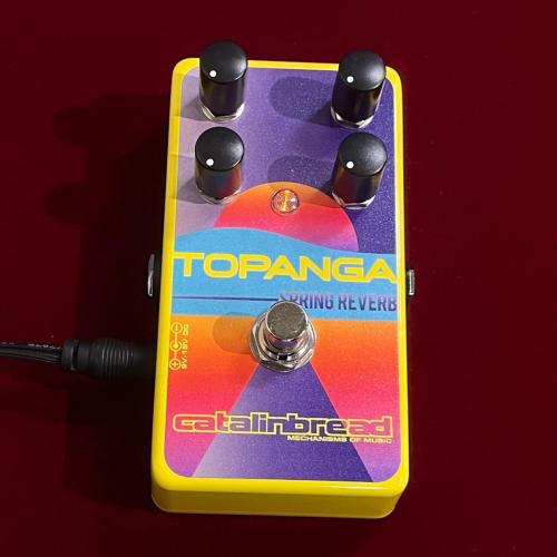 catalinbread Topanga YELLOW 【山野楽器・関西限定カラー】【Fender 6G15リバーブユニットを再現】【未展示保管】