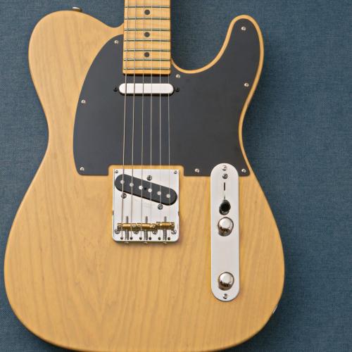J.W.Black Guitars JWB-T w/Medium Aged -Butterscotch Blonde- 【3.16kg】【軽量個体】【フレイムネック】
