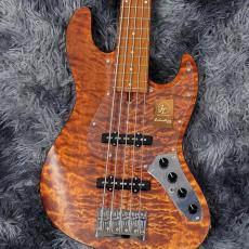 Bacchus WL5-QM-AC RSM/M BRS -Japan Tune up Series- 【特価】【5弦ベース】