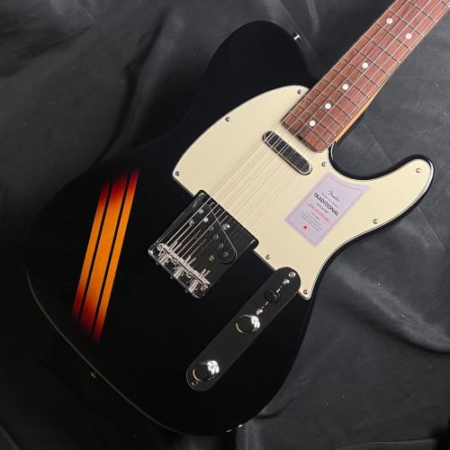 Fender Made in Japan Traditional 2025 Collection 60s Telecaster Rosewood Fingerboard Competition Black / 3-