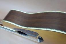 Terry's Casual TC-J7 Cherry / Head and Top and Side and Back Abalone Trim and Double Abalone Rosette・”桜吹雪” Inlay・Solid Spruce Top・Solid Indian Rosewood Side and Back・Mahogany and Ebony 5P Neck【With T’sT Original Har_4