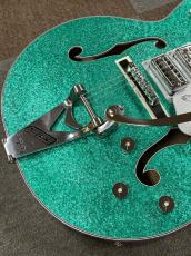 Gretsch G6136T Kenny Falcon II with String-Thru Bigsby Ebony Fingerboard Early Summer Green Sparkle_5