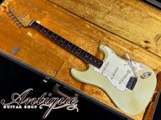 Fender Custom Shop 1960 Stratocaster NOS 2004 Olympic White w/Real Aging & Natural Playwear 3.49kg "Killer Deep Sound"