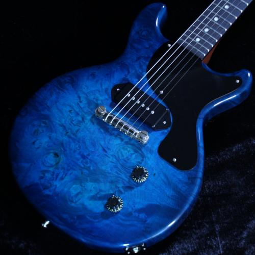 Bizen Works 【3.53kg】CTM Burned jr. LP -Burl Blue Sunburst-【こだわりのカスタムオーダー】