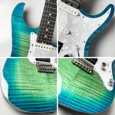 infinite Trad ST Custom -See Through Turquoise Burst- 【美品中古品】【モダンST】【Moclere PU搭載】_4