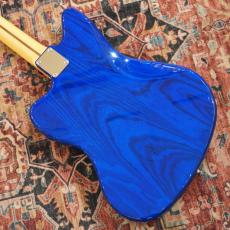Fender FSR Made in Japan Hybrid II Jazzmaster, Maple Fingerboard, Sapphire Blue Transparent_8