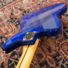 Fender FSR Made in Japan Hybrid II Jazzmaster, Maple Fingerboard, Sapphire Blue Transparent_9