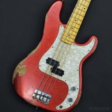 Fender Custom Shop Limited Edition Masterbuilt J Precision Bass King’s Red Sparkle by Greg Fessler