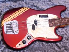 Fender Mustang Bass Competition Red '74_3