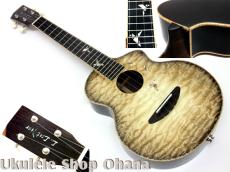 L.Luthier [Sand BSB w/EQ] テナー シダー単板(キルトマホガニーダブルレイヤー)/インディアンローズウッド