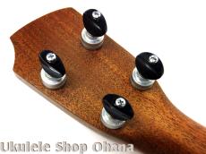 Purity Ukulele H-053] ハーフサイズ カッタウェイ カーリーメイプル_13