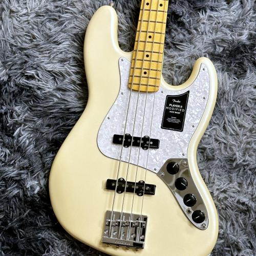 Fender Player II Modified Active Jazz Bass, Maple, Olympic Pearl 【アウトレット特価】
