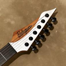 Balaguer Guitars Diablo Standard with Hipshot Hardtail Bridge, Satin Trans White_4