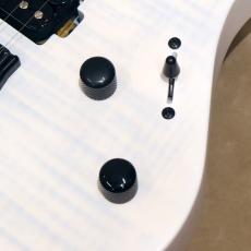 Balaguer Guitars Diablo Standard with Hipshot Hardtail Bridge, Satin Trans White_8