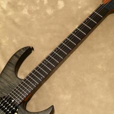Balaguer Guitars Diablo Standard with Hipshot Hardtail Bridge, Satin Trans Black_6