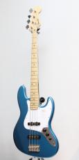 Fender Standard Jazz Bass, Maple Fingerboard, White Pickguard, Aqua Marine Metallic_2