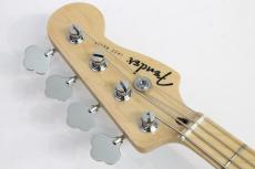Fender Standard Jazz Bass, Maple Fingerboard, White Pickguard, Aqua Marine Metallic_5