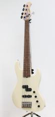 Sadowsky MetroLine 21-Fret Verdine White Artist Line Bass 5ST Alder Morado Solid Olympic White HP_2