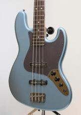 Fender Made in Japan Hybrid II 2026 Collection Jazz Bass Satin Metallic / Matte Aero Blue