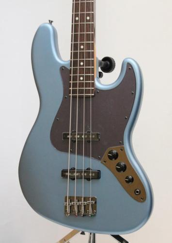 Fender Made in Japan Hybrid II 2026 Collection Jazz Bass Satin Metallic / Matte Aero Blue