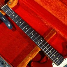 Fender 1968 Mustang Competition Red Matching Head_4