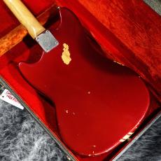 Fender 1968 Mustang Competition Red Matching Head_7