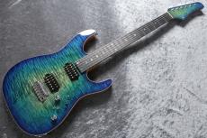 T's Kurosawa Limited DST-Pro24 2H 5A Flame Maple Top/H.Mahogany Ocean Burst #033360 【プロトPU】_2