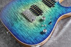 T's Kurosawa Limited DST-Pro24 2H 5A Flame Maple Top/H.Mahogany Ocean Burst #033360 【プロトPU】_3