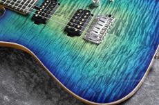 T's Kurosawa Limited DST-Pro24 2H 5A Flame Maple Top/H.Mahogany Ocean Burst #033360 【プロトPU】_4